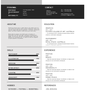 Finance-Resume -Template